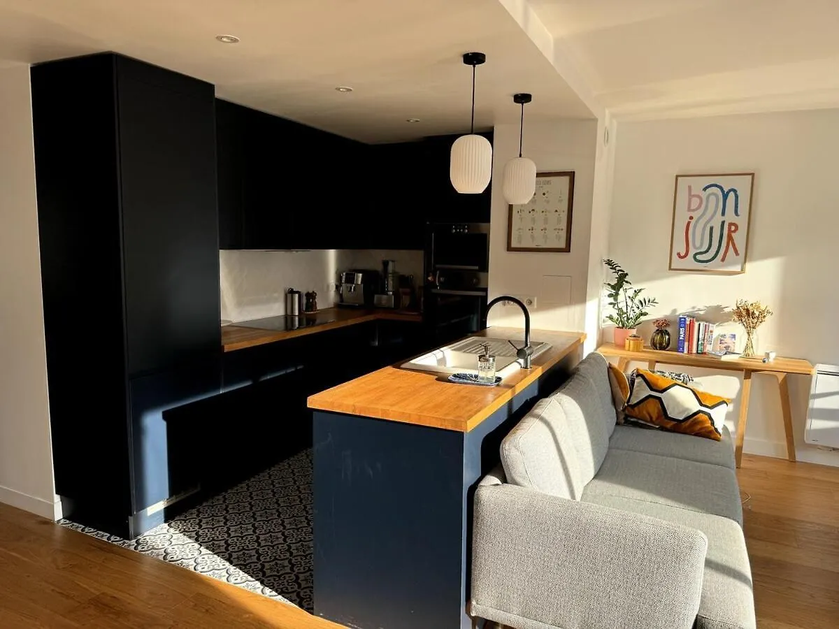 Rebeval 3 - Lb - Cosy And Spacious Flat For 4 Pers Paris 0*,  Fransa