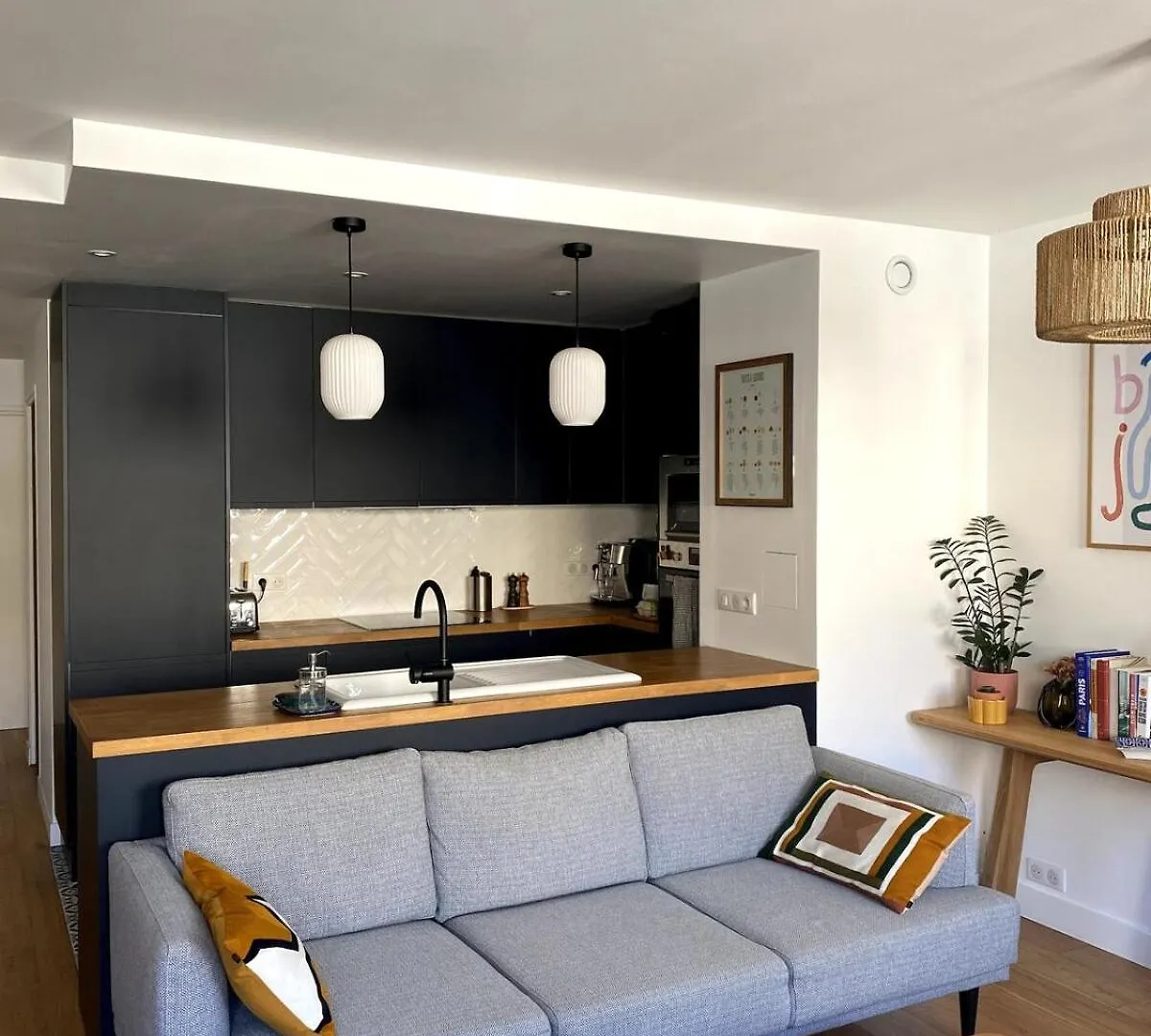شقة Rebeval 3 - Lb - Cosy And Spacious Flat For 4 Pers باريس